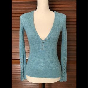 Free People S/P Baby Blue Sweater
